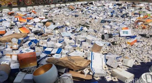 Ilustrasi produk impor tanpa SNI dimusnahkan. dok. lsigs. Produk Impor Legal Tanpa SNI, Terjadi Potensi Hilangnya Bea Masuk