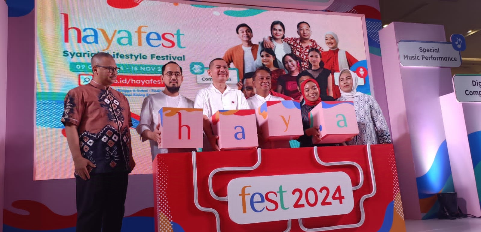 CIMB Niaga Syariah kembali menghadirkan Bazaar Lifestyle. Salah satu rangkaian dari flagship event “Haya Festival 2024” ini, berlangsung di Bintaro Xchange Mall 2, Tangerang Selatan, pada Jumat-Minggu, 1-3 November 2024. Dok. CIMB Niaga. CIMB Niaga Syariah Hadirkan Bazaar Lifestyle dalam Haya Festival 2024