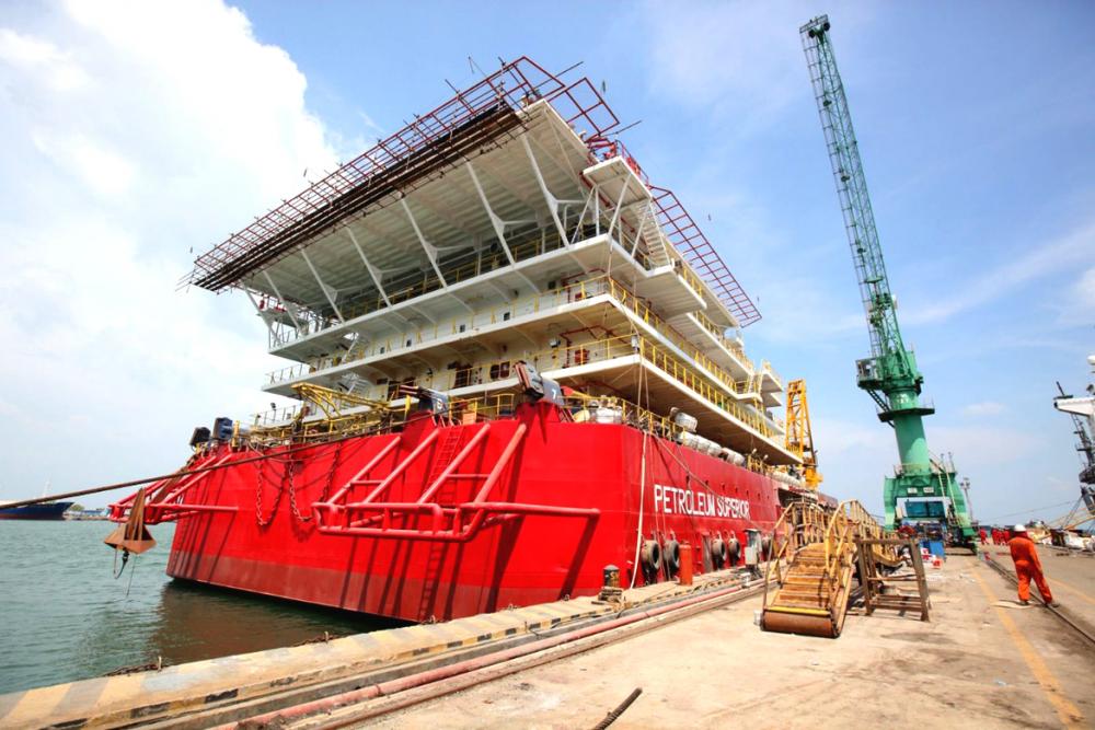 Armada kapal asuhan Pelayaran Tamarin tengah bersandar. FOTO - ISTIMEWA Lego Kapal AWB Petroleum Superior, TAMU Raup USD13,78 Juta