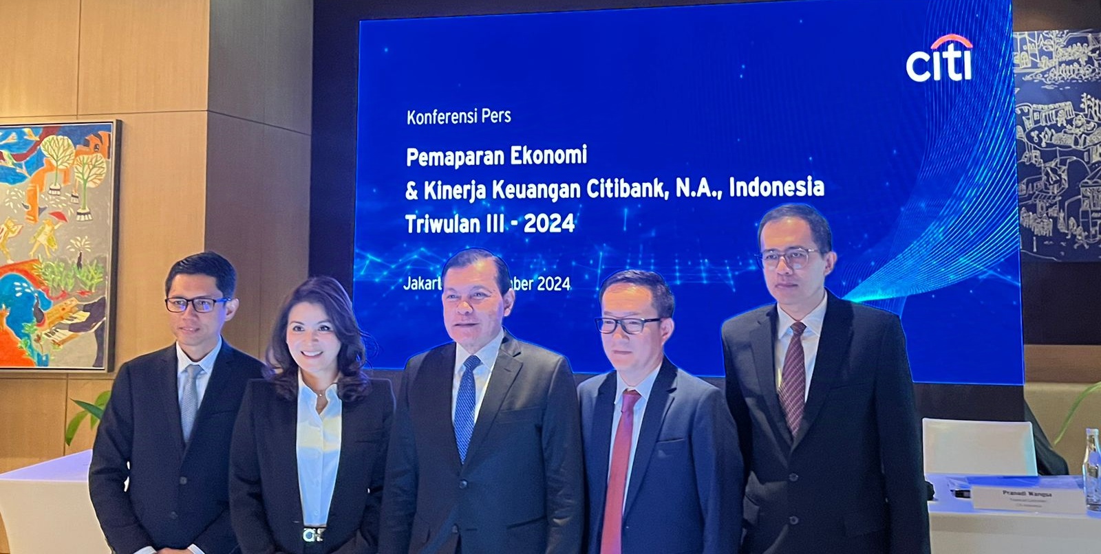 Hingga September 2024, Citibank, N.A., Indonesia (Citi Indonesia) mencatat peningkatan Laba Bersih sebesar Rp2,2 triliun. Terjadi peningkatan 32% dibandingkan periode yang sama tahun lalu. Dok.  Citi Indonesia. Citi Indonesia Bukukan Laba Bersih Rp2,2 Triliun, Meningkat 32 Persen