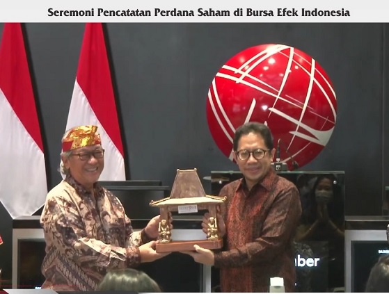 Manajemen KDTN dan BEI ketika mencatatkan sahamnya Pengendali KDTN Tampung Saham Lagi Bawah Harga