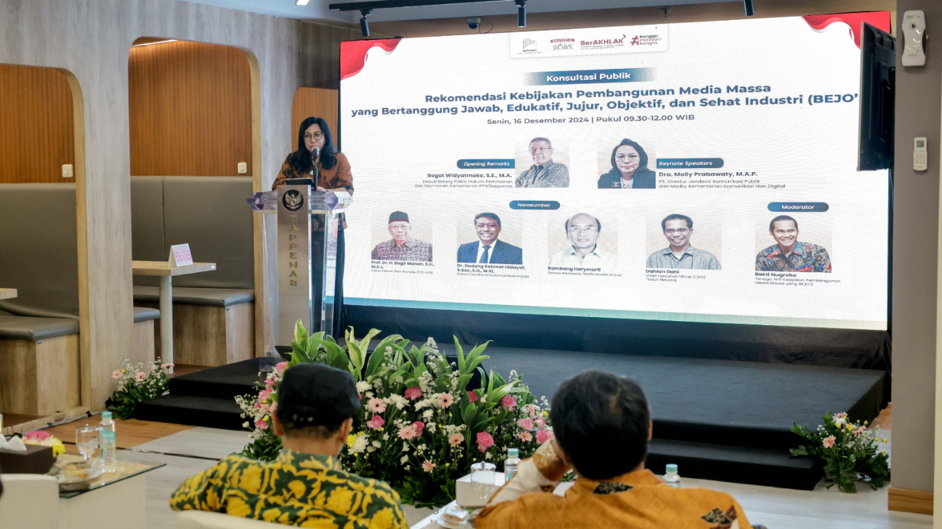 Konsultasi Publik Rekomendasi Kebijakan Pembangunan Media Massa