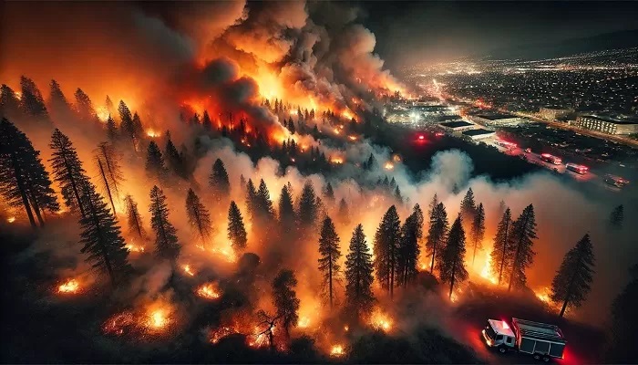Kerugian sementara dari kebakaran hutan di Los Angeles AS yang hingga saat ini masih berlangsung ditaksir lebih dari separuh APBN Indonesia tahun 2025 Kerugian Kebakaran Hutan di LA Lebih dari Separuh APBN Indonesia