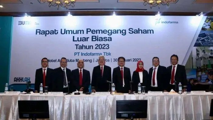 Manajemen INAF ketika menggelar paparann kinerja Bos INAF Sebut Utang Gaji Karyawan Bengkak Jadi Rp98,9M per Maret 2025