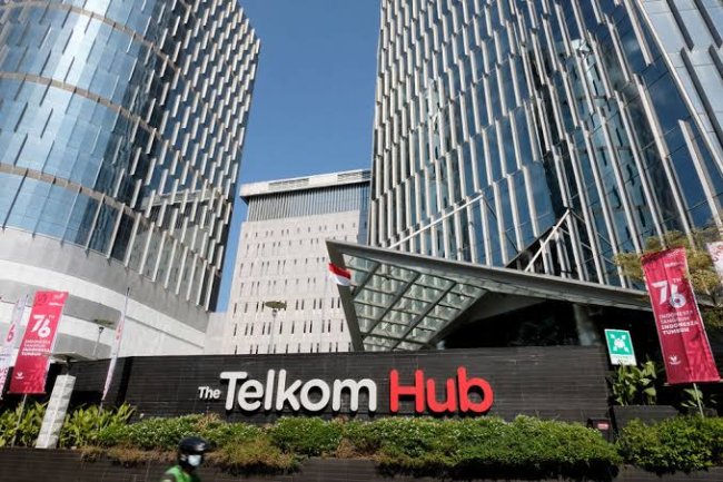 The Telkom Hub gedung baru Telkom Group. FOTO - ISTIMEWA Susut 4 Persen, Laba TLKM 2024 Sisa Rp23,64 Triliun