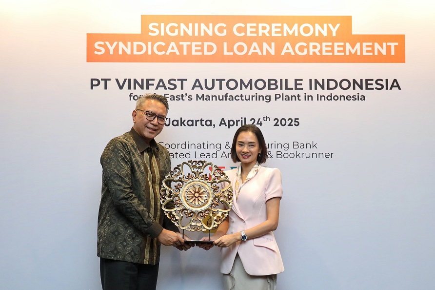 BNI Pimpin Kredit Rp1,84T Buat Bangun Pabrik Mobil Listrik VinFast