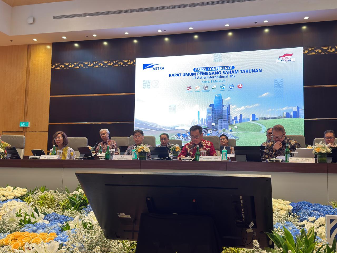 Pengurus Astra kala memutuskan pembagian dividen tahun buku 2024. FOTO - ISTIMEWA Resmi! Astra (ASII) Distribusikan Sisa Dividen Rp12,4 Triliun