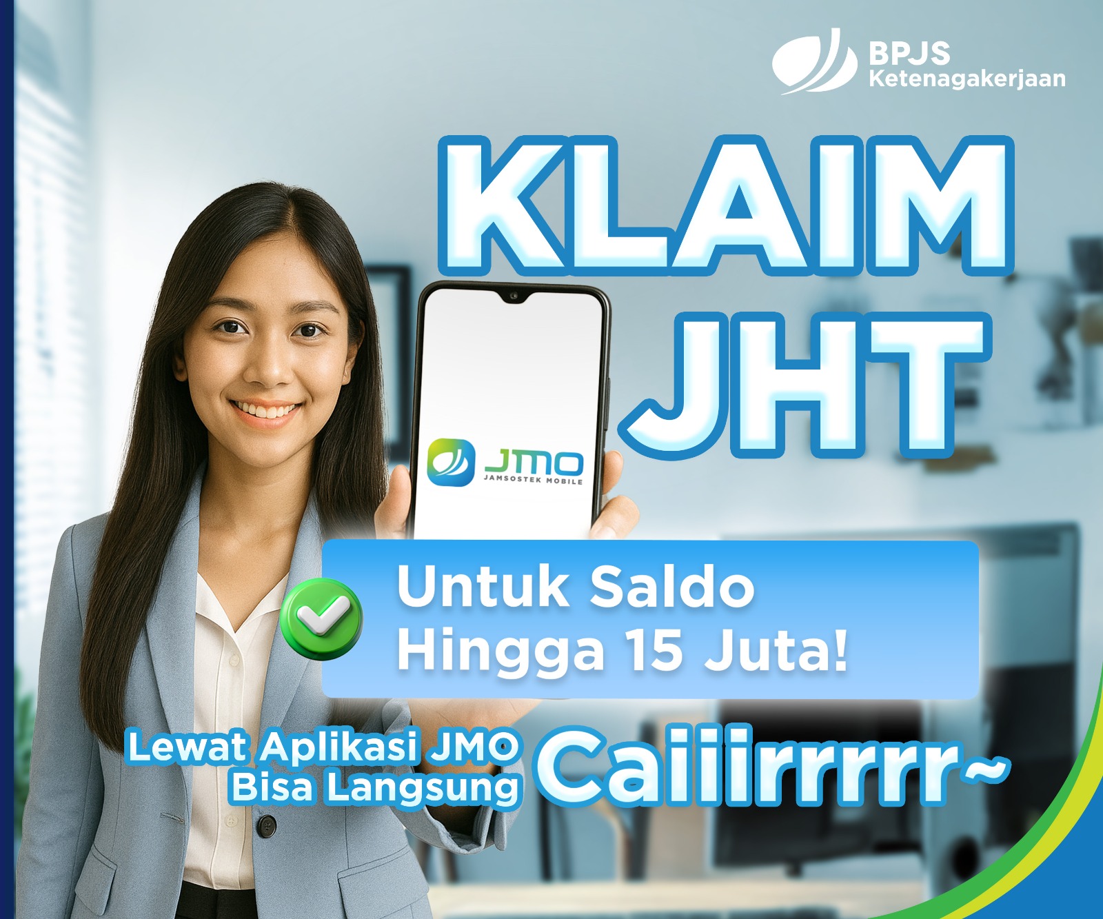 Gak Perlu Antre, Klaim JHT Rp15 Juta Kini Bisa via JMO!