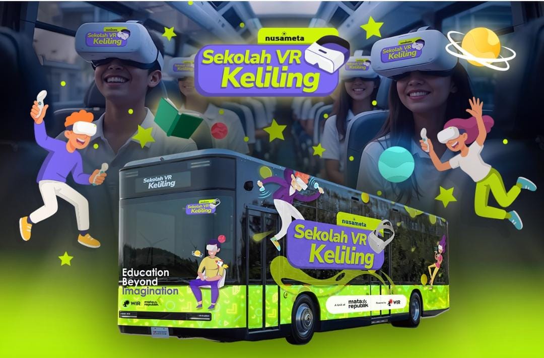 WIRG Buka Akses Belajar Lewat Sekolah VR Keliling