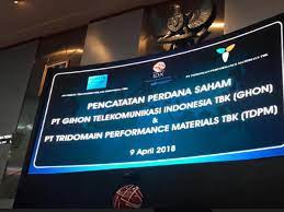 GHON Jadwalkan Pembagian Dividen, Yield Nyaris 10 Persen