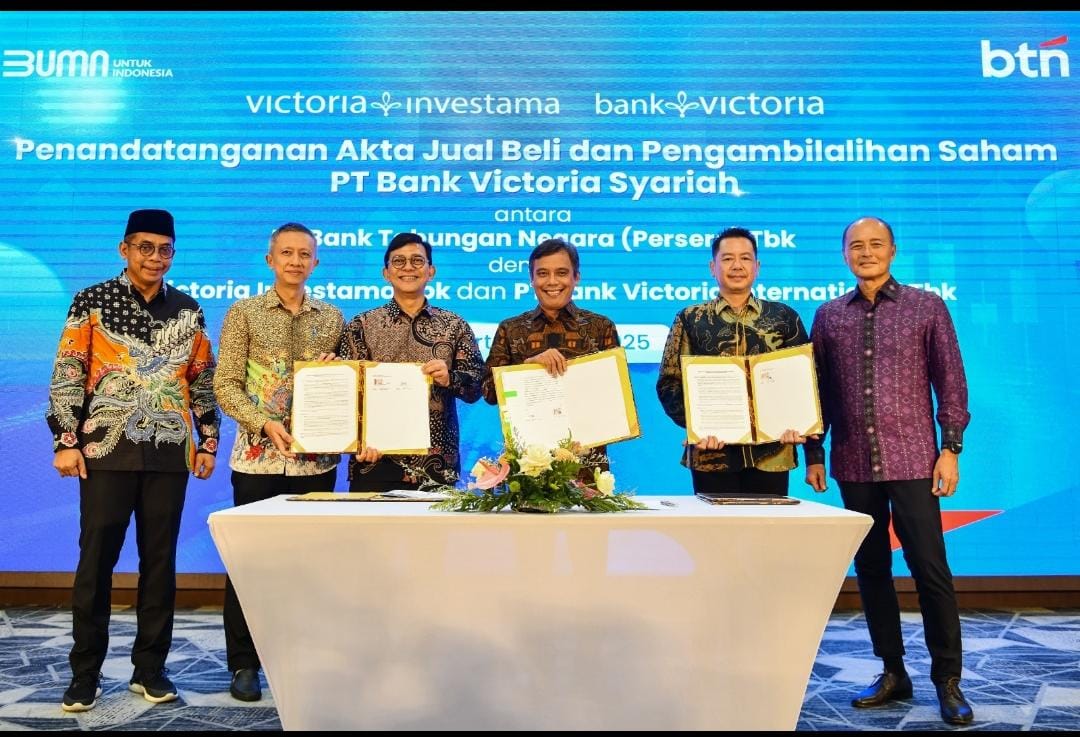 BTN Resmi Akuisisi Bank Victoria Syariah (BVIS) Rp1,5T