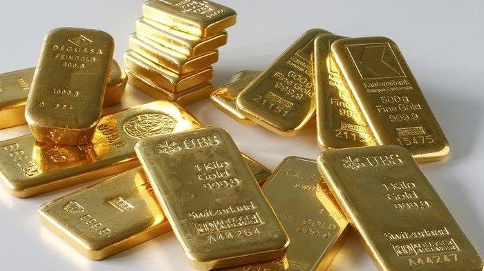 Harga Emas Antam Hari ini Turun Rp4.000 per Gram