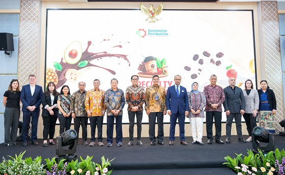Wakil Menteri Perindustrian Faisol Riza ketika menghadiri pembukaan Business Matching dan pameran Specialty Indonesia di Jakarta, Senin (4/8). Daya Saing Industri Specialty Didorong Lewat Business Matching