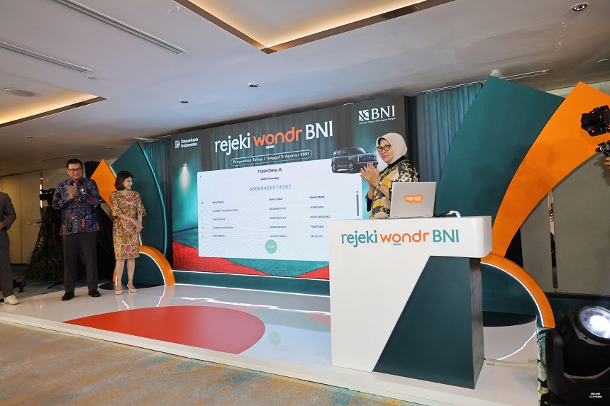 BNI Umumkan Pemenang Undian Rejeki wondr