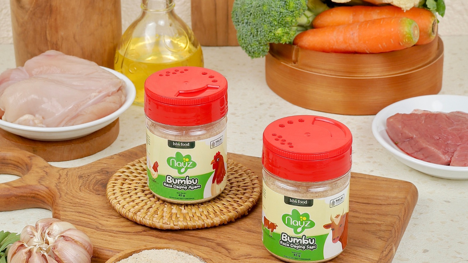 Bumbu khusus MPASI mengandung formula baru dalam mendongkrak kecerdasan otak anak. FOTO - ISTIMEWA Usung Formula Baru, NAYZ Relaunching Produk Bumbu Khusus MPASI