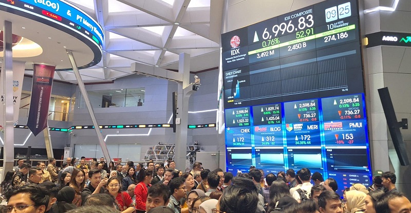 IHSG Tembus Level 8.003 di Sesi I, 10 Sektor Terbang!