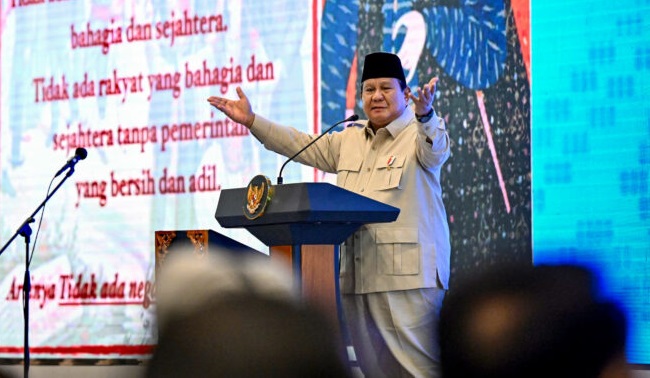 Prabowo: Pemerintahan yang Tak Bersih dan Adil Takkan Berhasil