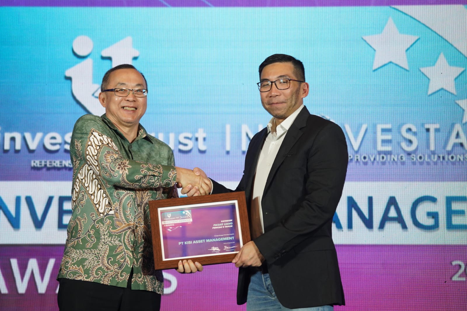 KISI Asset Management kembali mencatat pencapaian penting dengan meraih penghargaan bergengsi dalam ajang Investment Manager Awards 2025. DOK/ISTIMEWA Jos! KISI Fixed Income Fund Plus Raih Imbal Hasil 9,89% per Tahun
