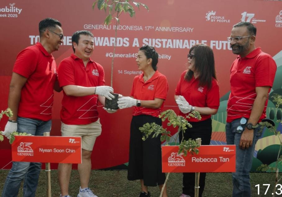 HUT ke-17, Generali Indonesia Sumbang 5,4 Juta Kg Carbon Offset