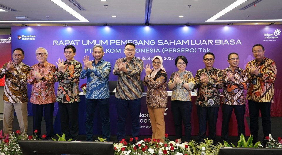 Rapat Umum Pemegang Saham Luar Biasa (RUPSLB) PT Telkom (TLKM), Selasa (16/9/2025) merombak jajaran direksi, dan komisaris. Posisi direktur utama masih dijabat Dian Siswarini. Dok. Telkom. RUPS Telkom (TLKM), Dirut Dian Siswarini Tetap, Posisi Wadirut Dihapus