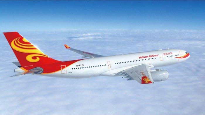 Ilustrasi pesawat Hainan Airlines. Dok. Tribunnews. Hainan Airlines Buka Rute Penerbangan Langsung Haikou-Jakarta