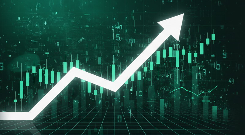 Ilustrasi tren kenaikan harga (uptrend). 7 Saham Melambung Hingga ARA Akhirnya Disetop