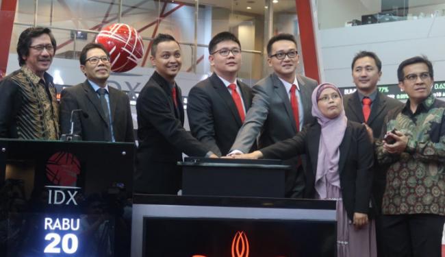 Manajemen COCO ketika mencatatkan sahamnya di BEI. Dibuang Pengendali 65,4 Juta Lembar, Saham COCO Ambles ARB