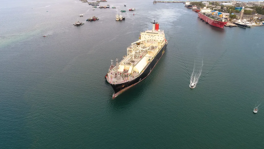 Salah armada kapal besutan GTS Internasional. FOTO - ISTIMEWA Pacu Transisi Energi, GTSI Agresif Tambah Armada Baru