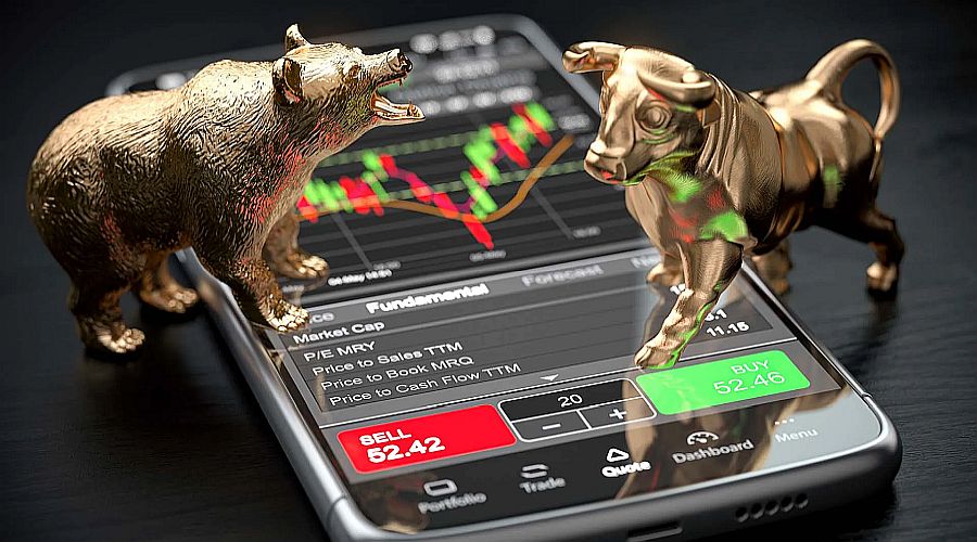 ilustrasi bullish vs bearish. Dok/Istimewa Dampak Pergerakan Indeks Luar Negeri terhadap Pasar Saham Indonesia