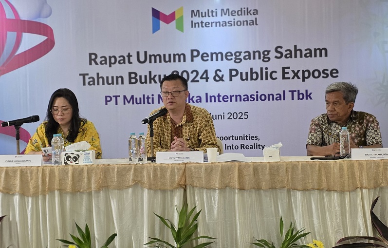 Manajemen MMIX ketika menggelar RUPST. MMIX Dapat Restu Bagi Saham Bonus, Cek Jadwalnya
