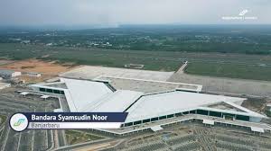 Ilustrasi Bandara Internasional Syamsudin Noor, Banjarmasin, Kalimantan Selatan. Dok. SINDOnews. Bandara Syamsudin Noor Banjarmasin Layani Rute Kuala Lumpur