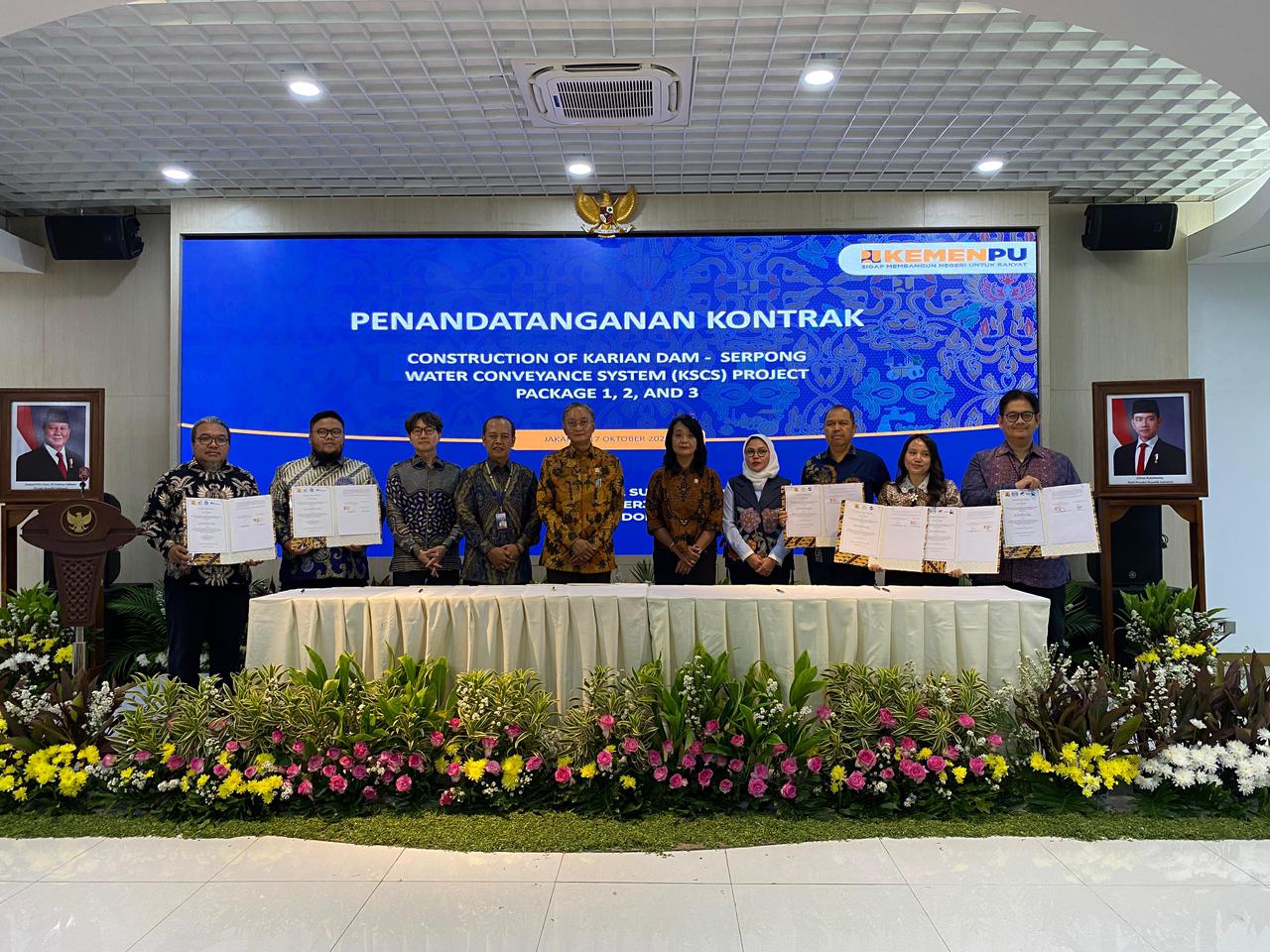 PTPP Dukung Ketahanan Air Nasional Lewat Proyek Sistem Pengaliran Air Baku Karian–Serpong Paket 2 Senilai Rp822,3 Miliar PTPP Teken Kontrak Baru Rp822,3 Miliar, Ini Proyek Strategisnya