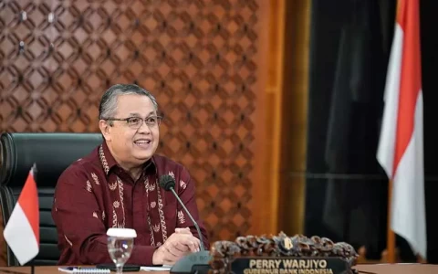 Gubernur BI Perry Warjiyo. Dok SINDOnews. Kredit Bank Tumbuh Tipis, Gubernur BI Ungkap Permintaan Belum Kuat