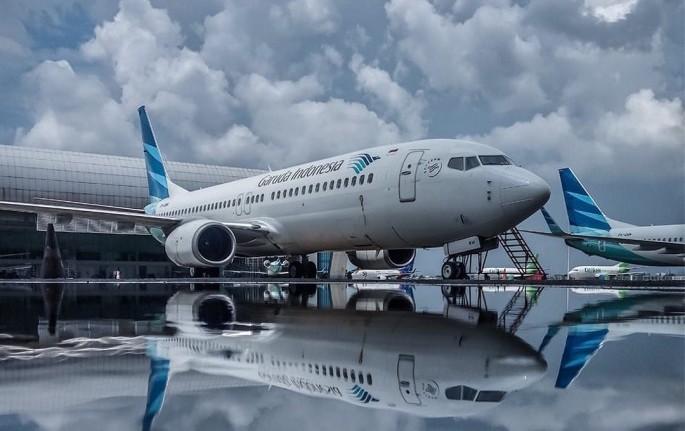 Sejumlah armada Garuda Indonesia tengah terparkir sebelum mengangkasa. FOTO - ISTIMEWA Right Issue Jumbo, Besok GMFI Buru Stempel Investor