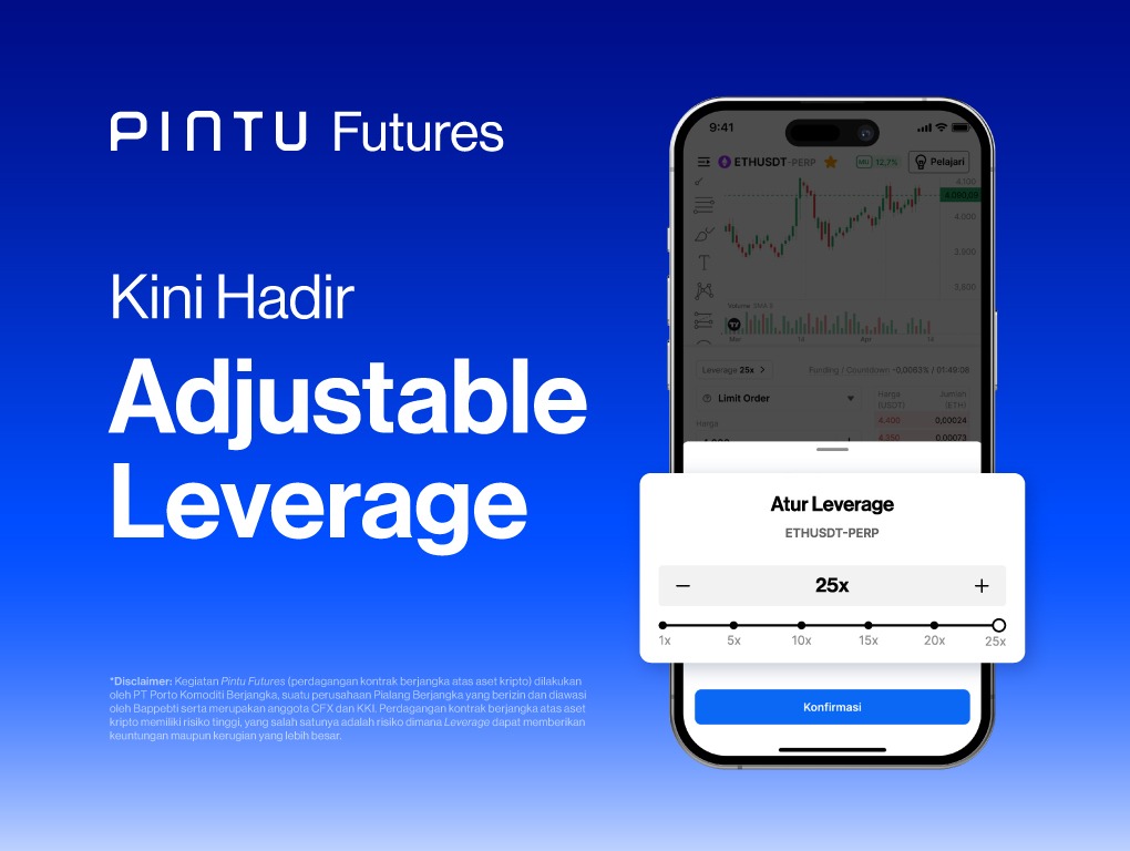 Ilustrasi: Aplikasi Kripto dari Pintu. Pintu Futures Tambah Fitur Perlindungan untuk Trader Crypto