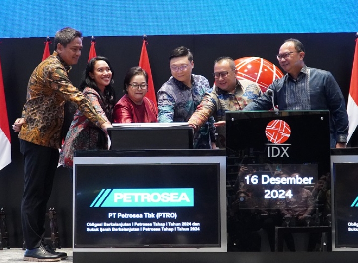 Manajmen PTRO ketika mencatatkan Obligasi di BEI. Petrosea (PTRO) Beber Aksi Korporasi Anak Usaha