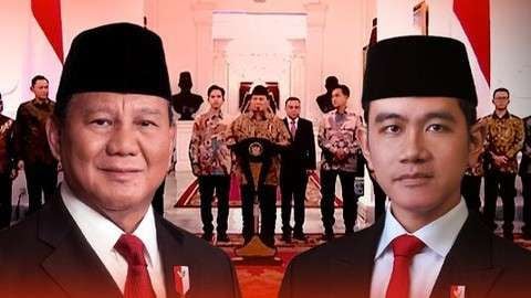 Prabowo Gibran dengan Kabinet Merah Putih (Foto : Ist) Kinerja Perekonomian Indonesia 1 Tahun Pemerintahan Prabowo-Gibran