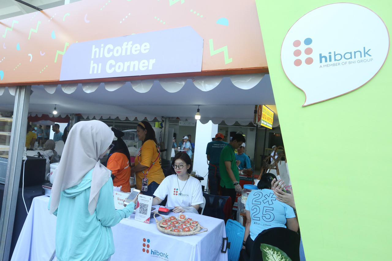 Salah satu outlet UMKM besutan Hibank di wondr JRF Expo 2025. BNI dan Anak Usaha Kolaborasi Perkuat UMKM di wondr JRF Expo 2025