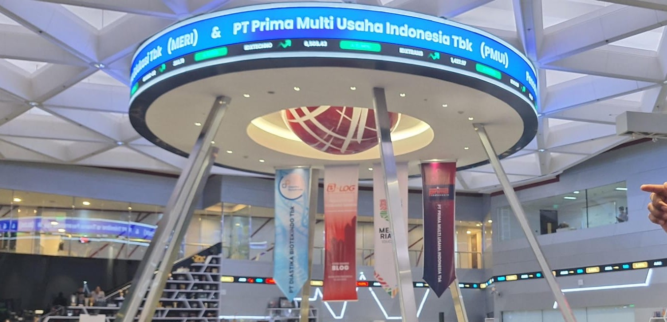 Lantai perdagangan saham di BEI IHSG Melemah Tipis di Sesi I, Sektor Industri Jadi Penekan