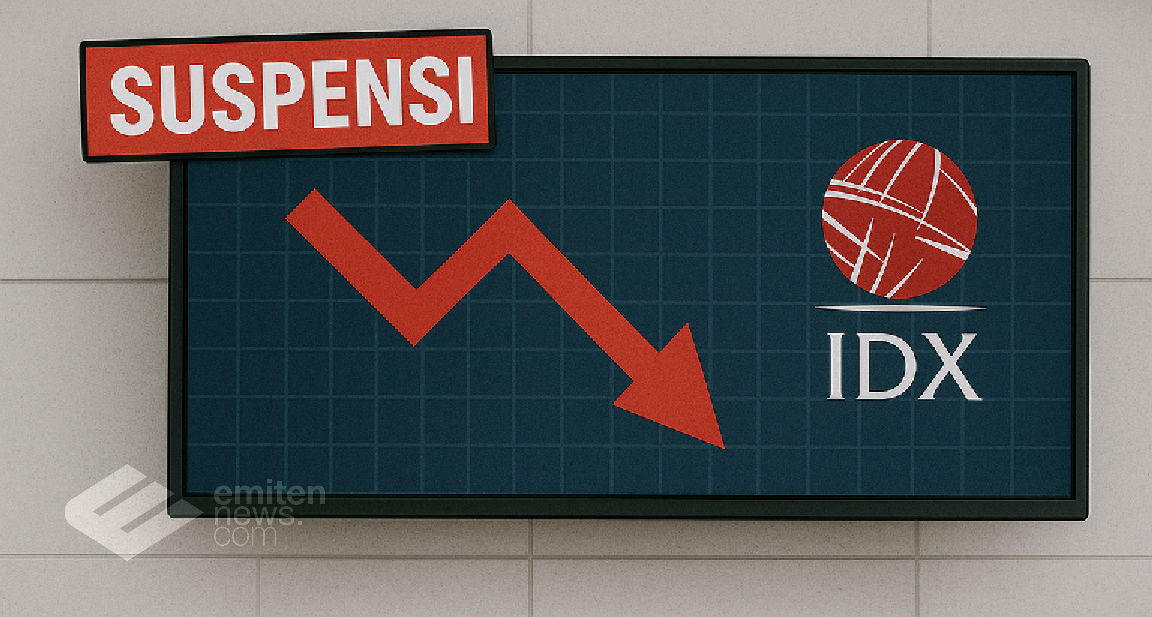 Ilustrasi dampak suspensi yang menyebabkan harga saham menurun. Dua Saham Meroket Usai Suspensi, Langsung Rontok!