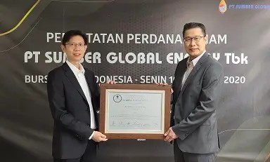 Manajemen.en SGER ketika mencatatkan sahamnya di BEI. Ambles 66,3 Persen, Laba SGER Sisa Rp190M di Kuartal III-2025