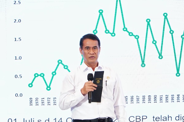 Dalam Dua Tahun Stok Awal Beras Naik 203,05 Persen