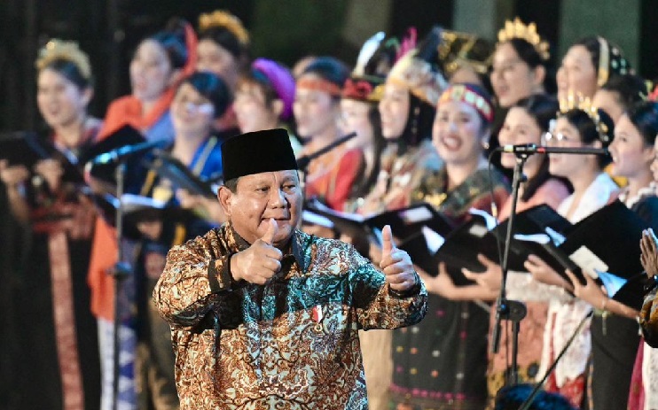 Presiden Banggakan Capaian Swasembada di Perayaan Natal