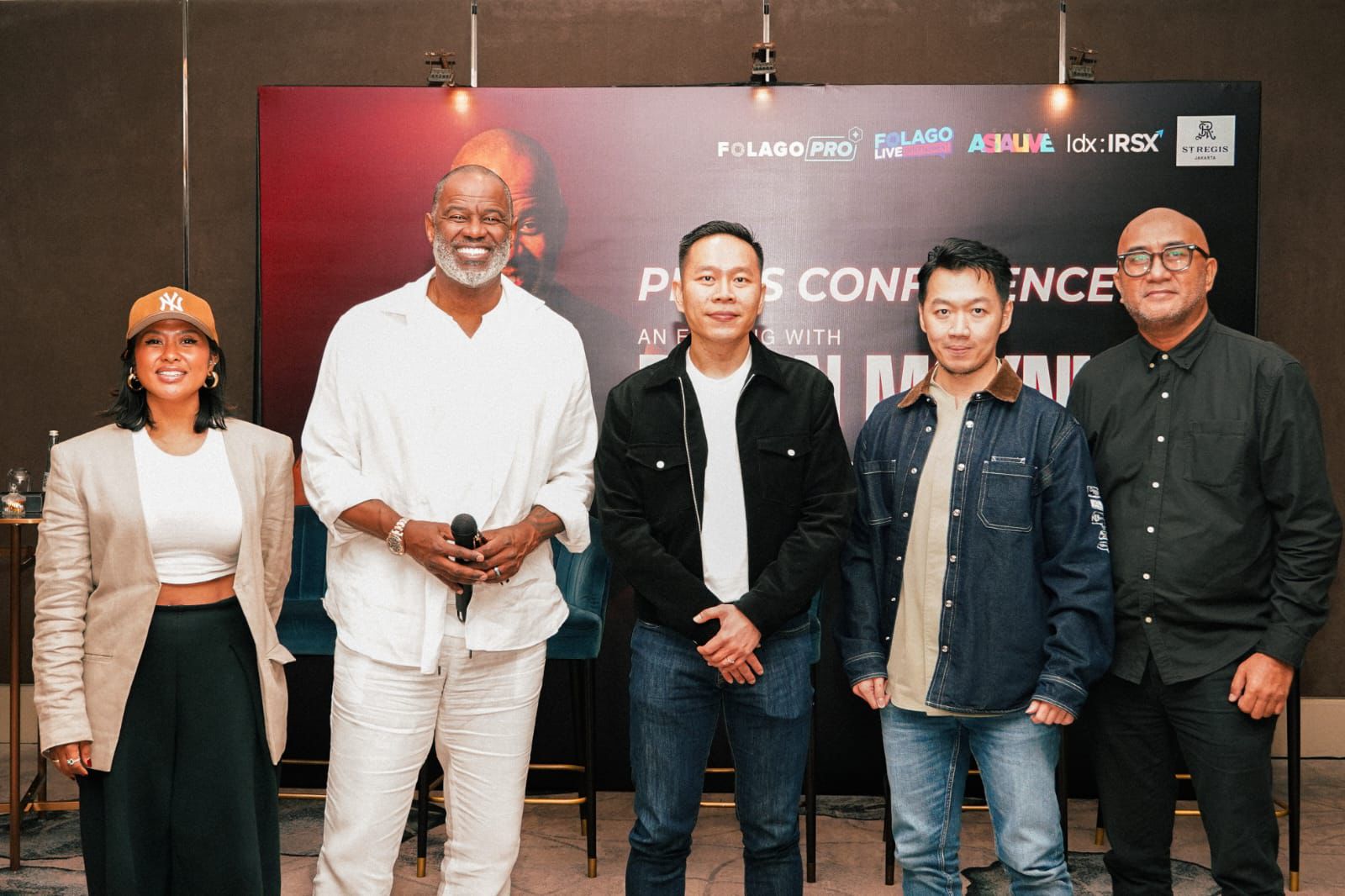 Folago (IRSX) Luncurkan Konser Hybrid Brian McKnight di Indonesia