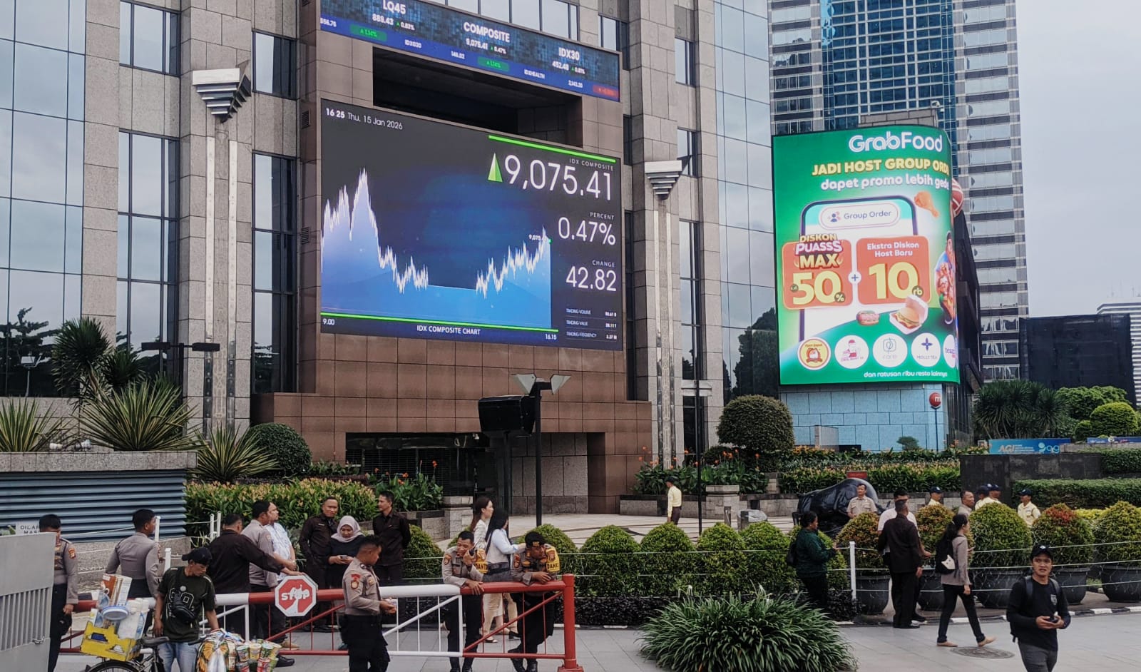 IHSG Gas Terus ke 9.075, Rekor Tertinggi Kembali Dicetak!