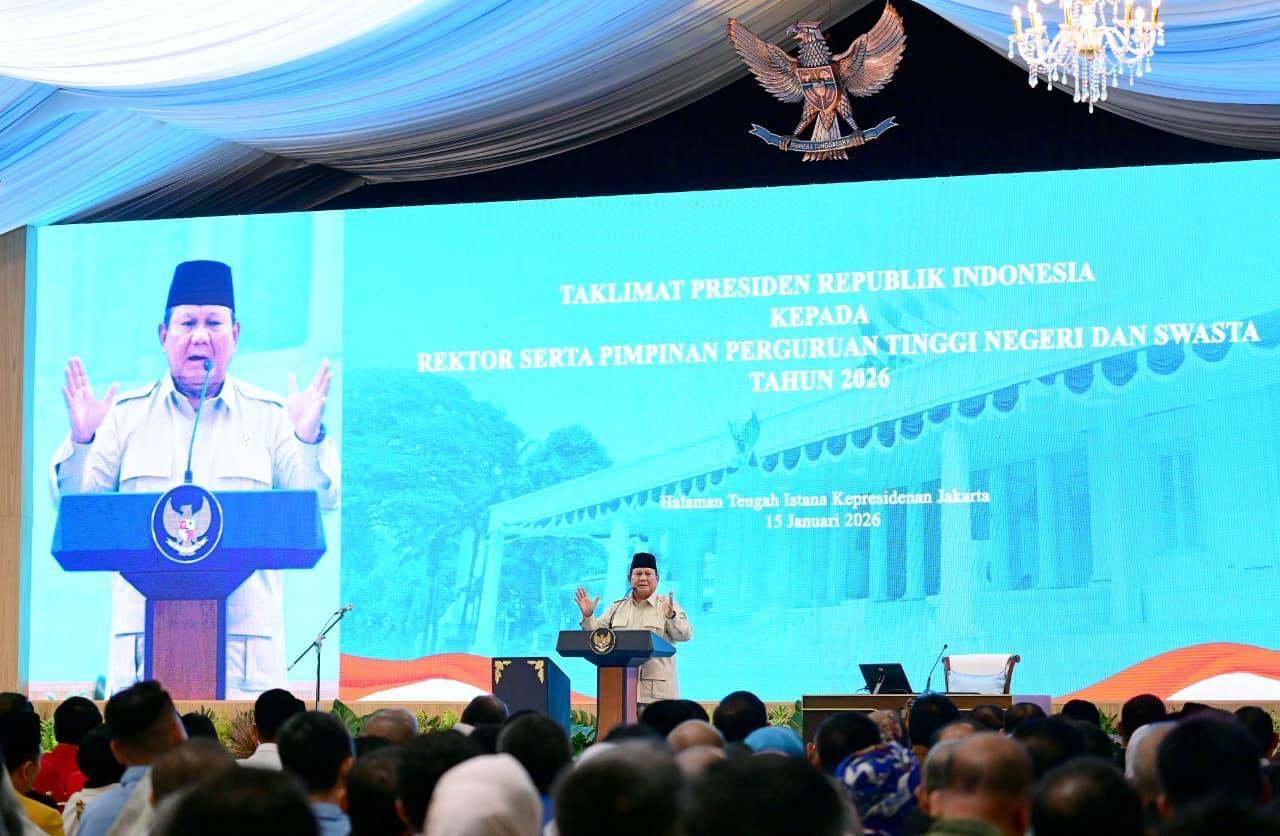 Prabowo Dorong Kampus Galakkan Riset dan Inovasi Berorientasi Industri