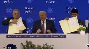 Di WEF 2026 Swiss, Prabowo Ikut Teken Piagam Dewan Perdamaian Gaza