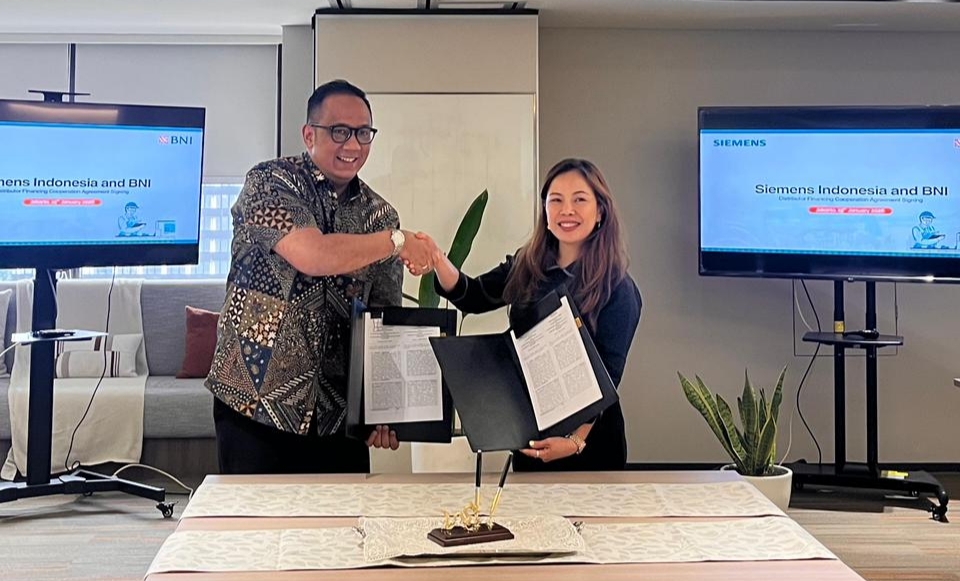 Kerja Sama Pembiayaan Rp300M BNI-Siemens Perkuat Ekosistem Kelistrikan