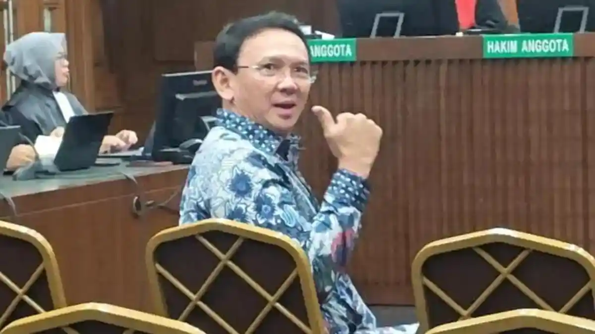 Panggung Ahok Saat Tampil Jadi Saksi di Pengadilan Tipikor Jakarta