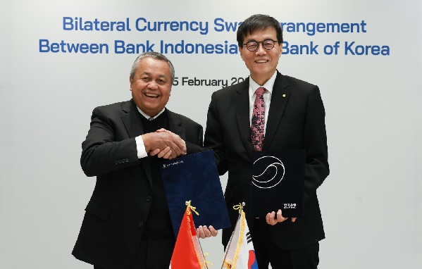 Pertukaran Rupiah - Won Ditingkatkan Hingga Rp115 Triliun